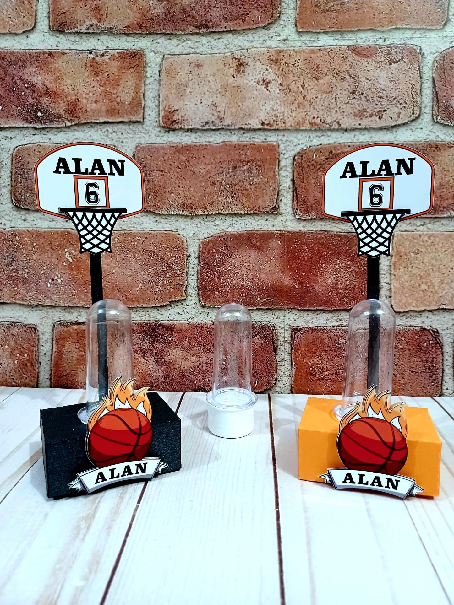 Basketball Favor box - Tube