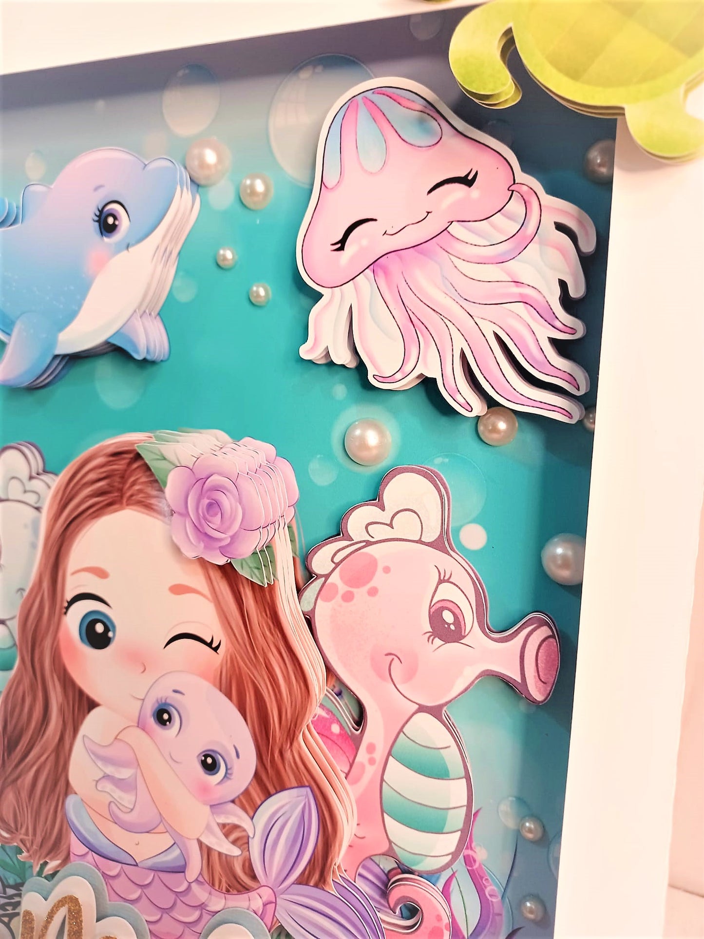 3D Frame / Shadow Box- Mermaid
