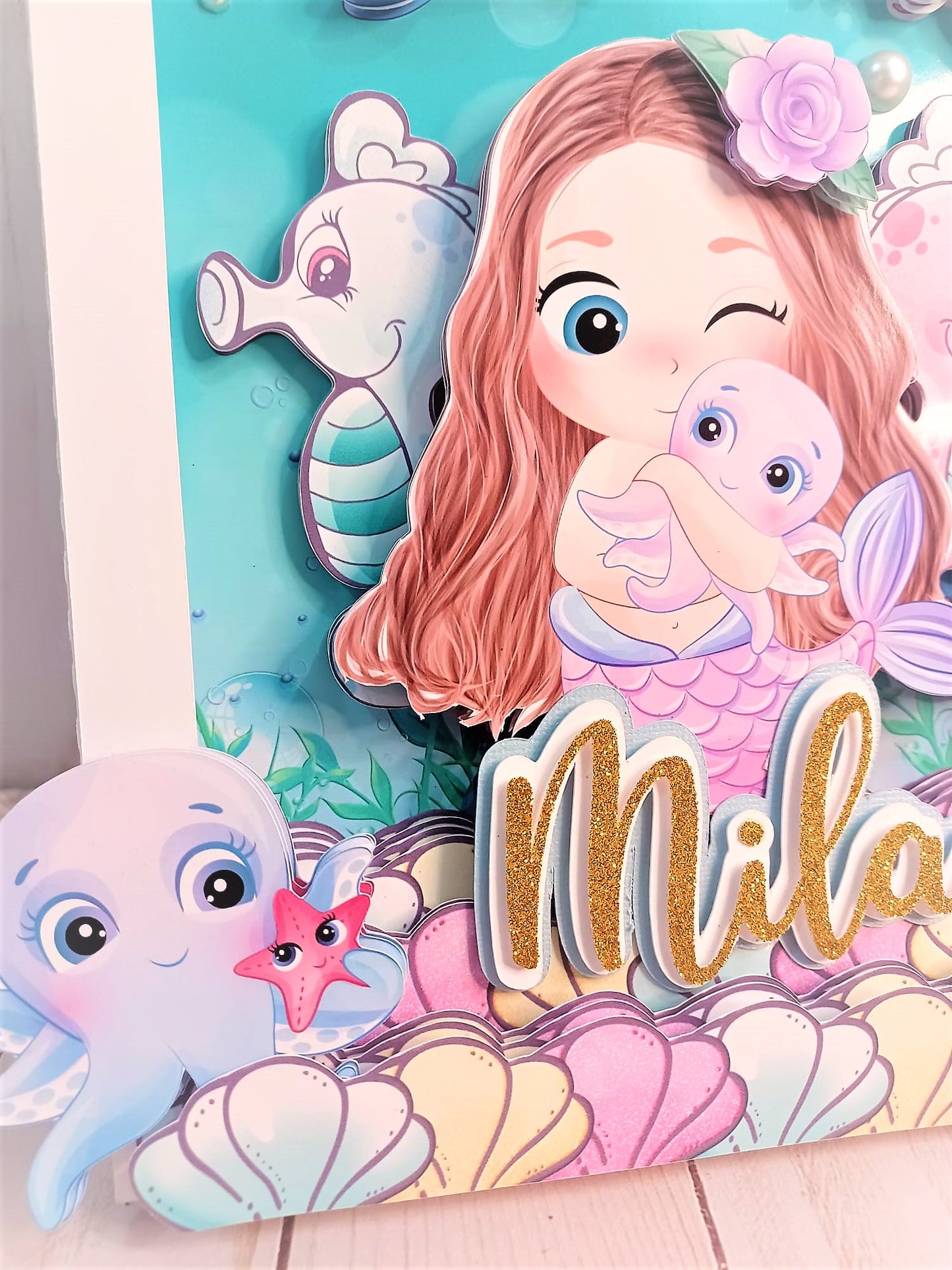 3D Frame / Shadow Box- Mermaid