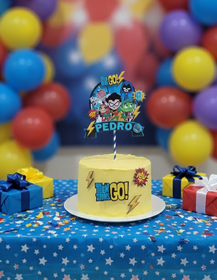 Cake topper - Teen Titans