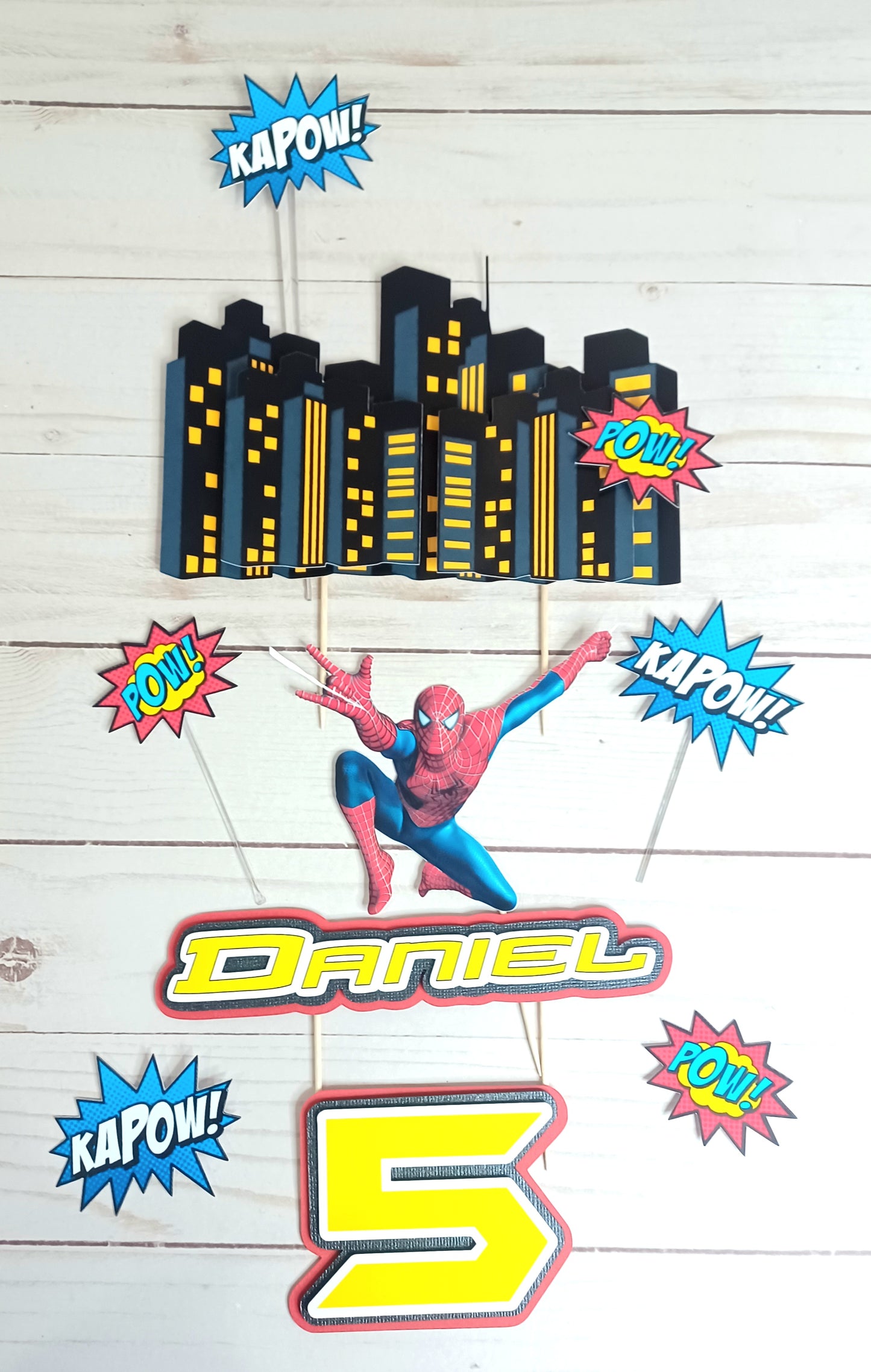 Spider Man Cake topper