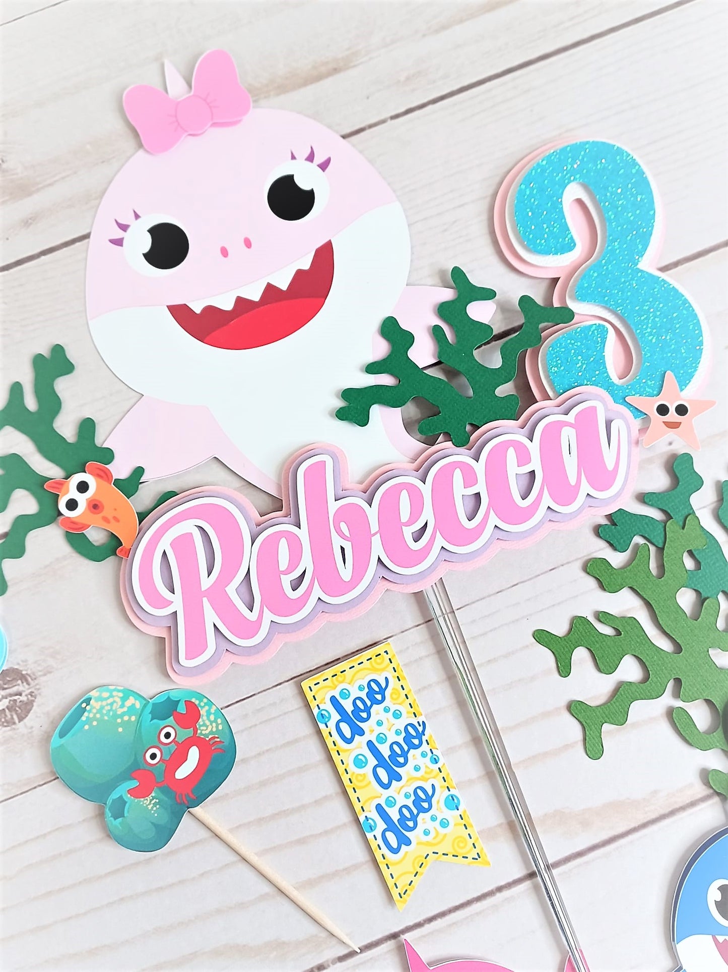 Baby Shark - Cake toper