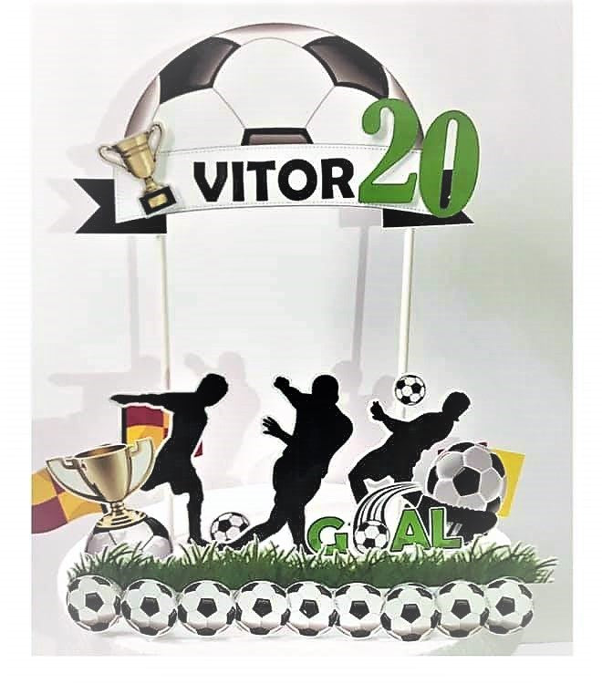 Cake Topper - Soccer