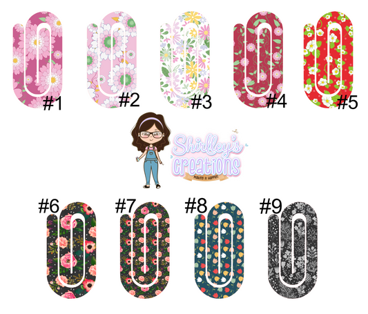 Acrylic Jumbo Paper Clip Bookmark