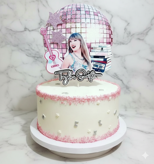 Cake topper Taylor inspirated