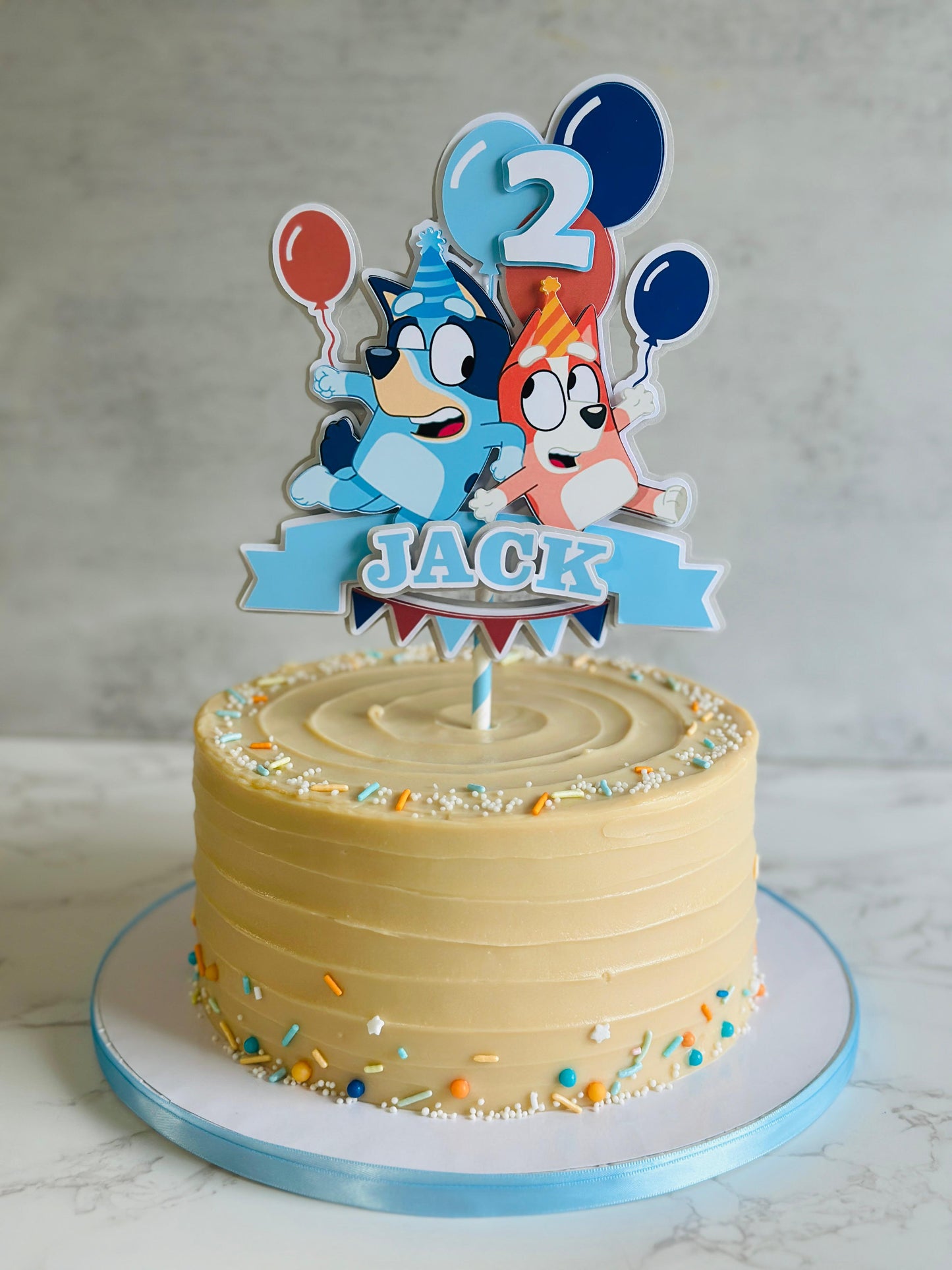 Cake topper Bluey