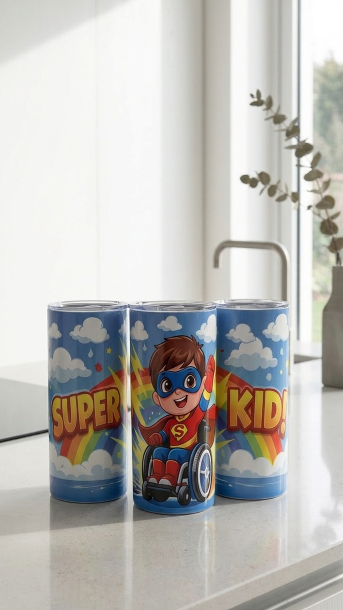 Autism Awareness Tumbler 12oz | Colorful Puzzle Design | Personalized Gift | Vibrant & Durable Cup