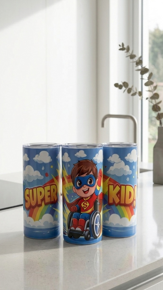 Autism Awareness Tumbler 12oz | Colorful Puzzle Design | Personalized Gift | Vibrant & Durable Cup