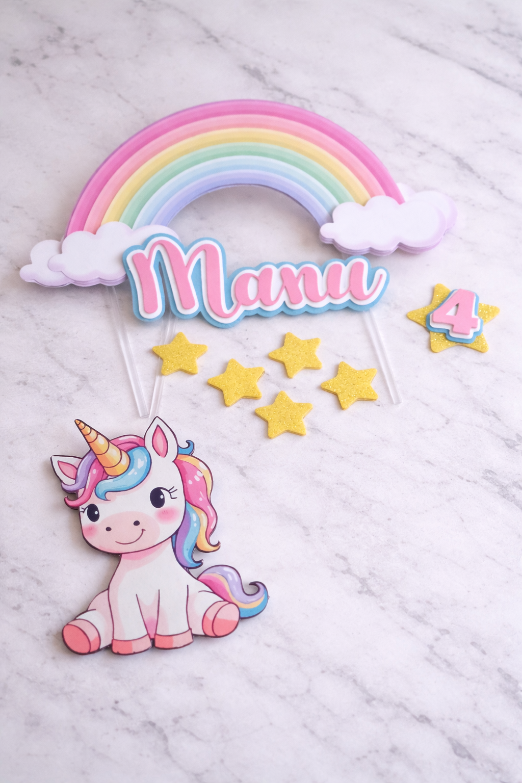 Cake topper Cute Unicorn
