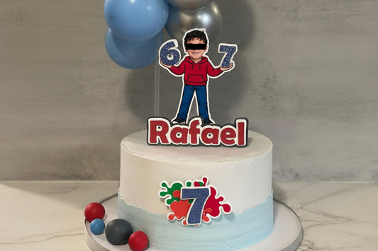67 cake topper