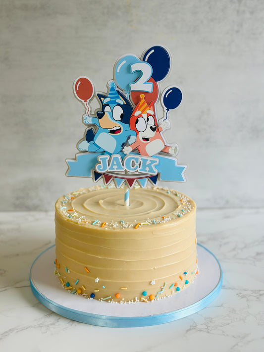 Cake topper Bluey