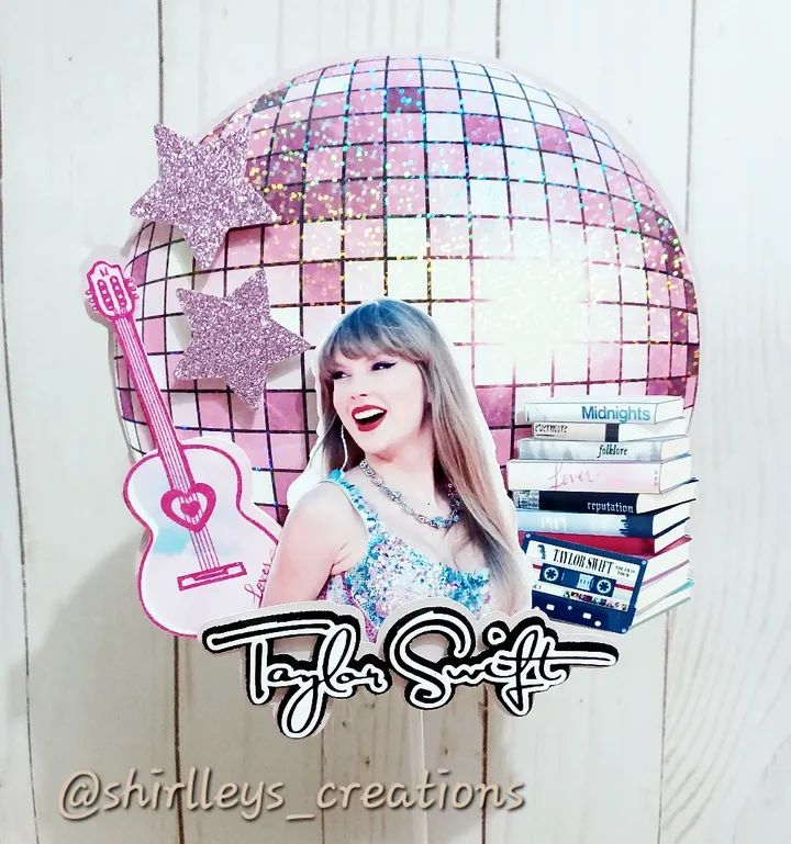 Cake topper Taylor inspirated