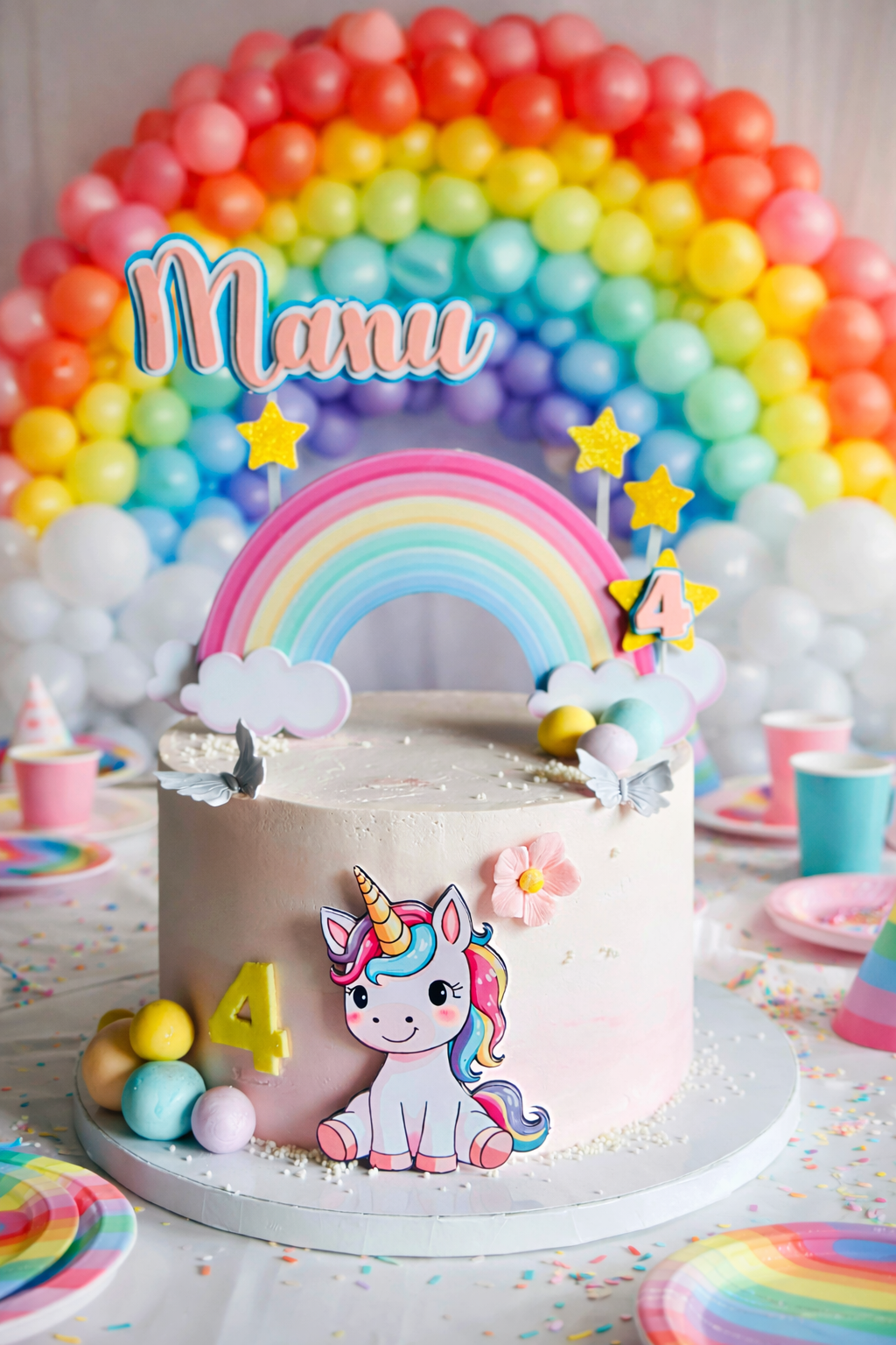 Cake topper Cute Unicorn