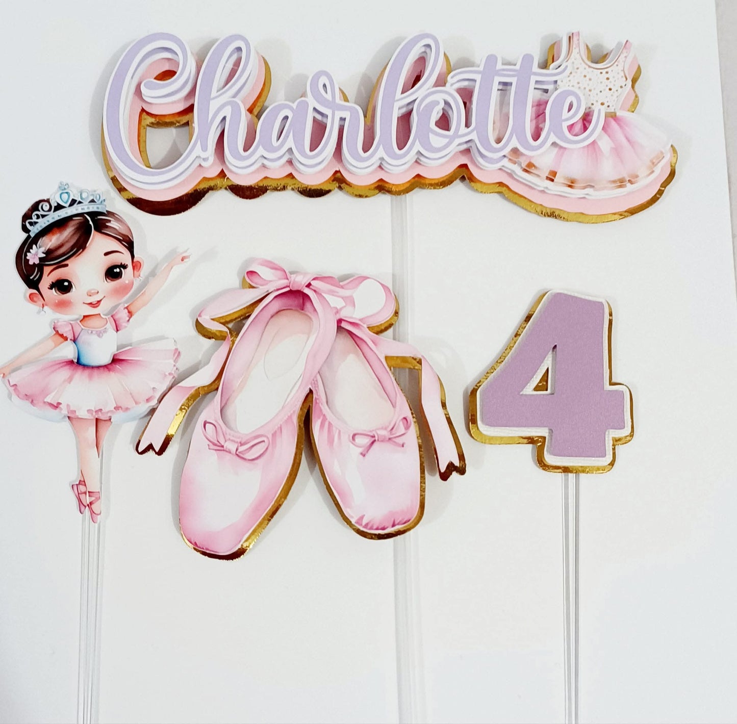Ballerina Cake topper