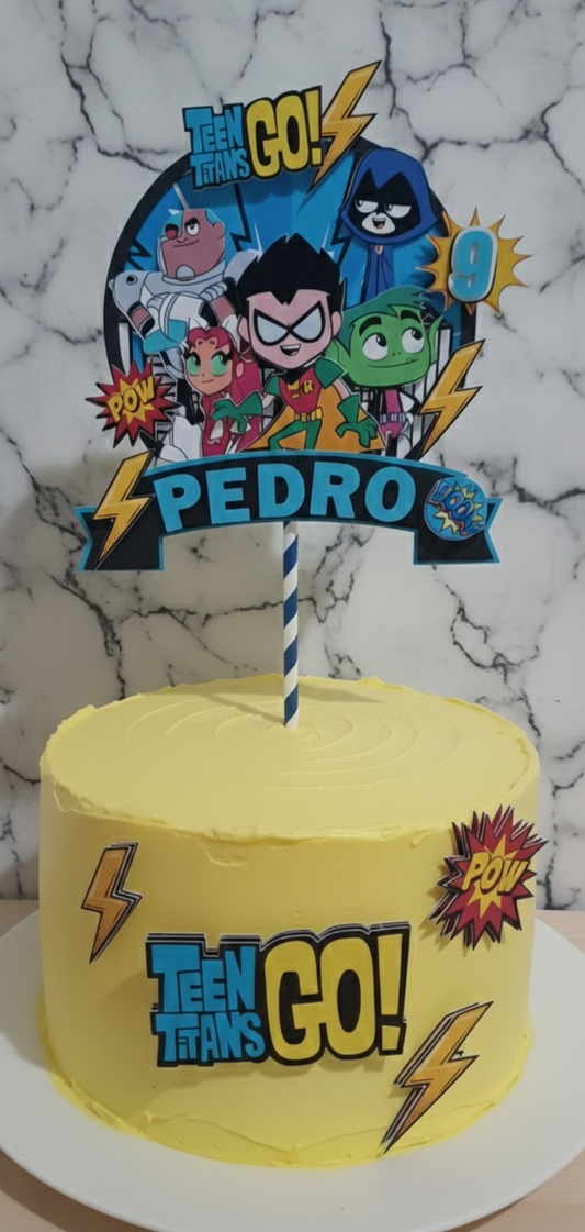 Cake topper - Teen Titans