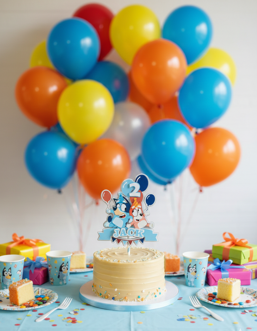 Cake topper Bluey
