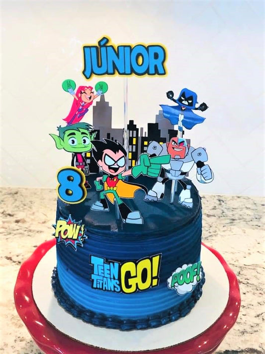 Cake Topper - Teen Titans Go