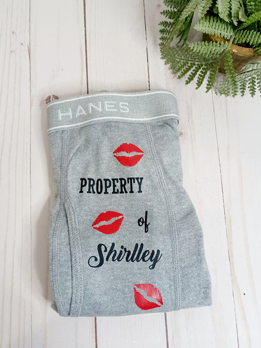 PERSONALIZED UNDERWEAR