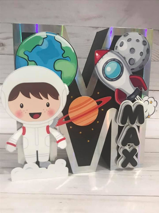 3D Letter - Astronaut