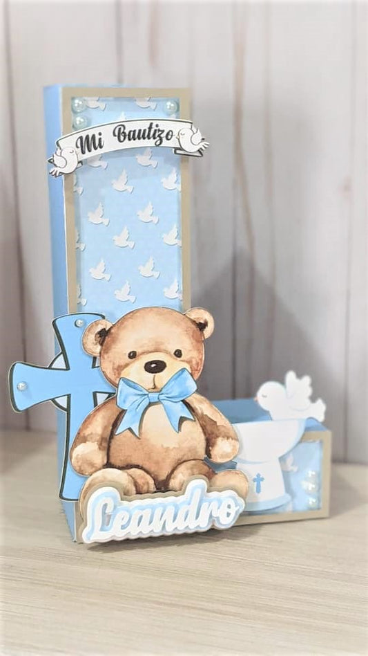 3D Letter Baptism - Bear
