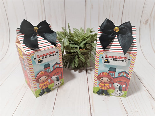 Fireman favor box