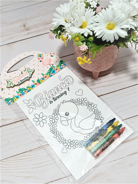 Coloring Kit - Flamingo