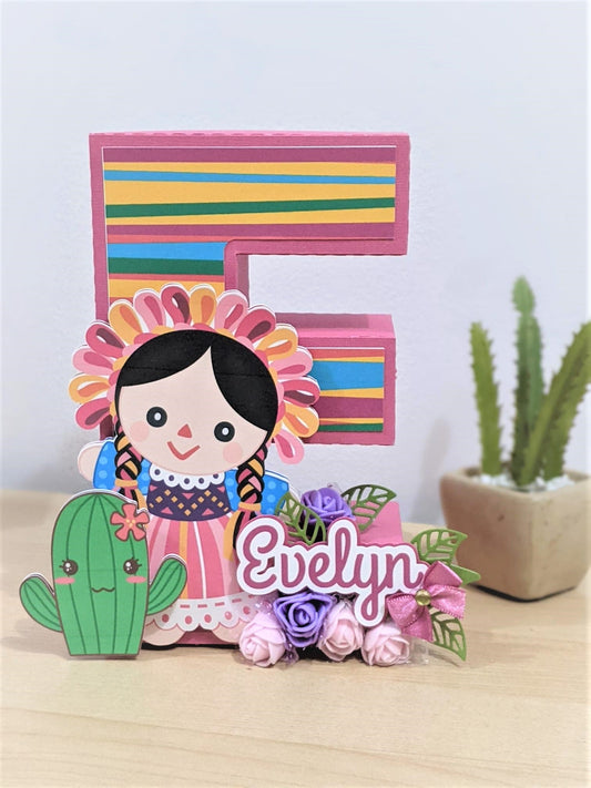 3D Letter - Mexican Doll